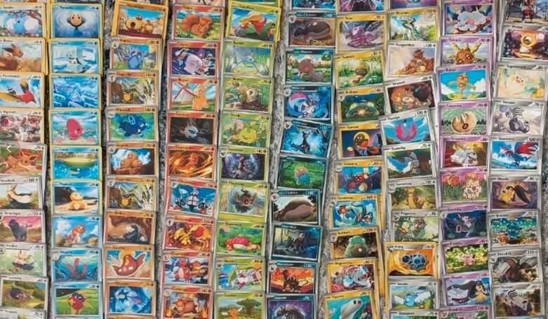 200 różnych oryginalnych kart pokemon, pikachu, reverse holo, energie