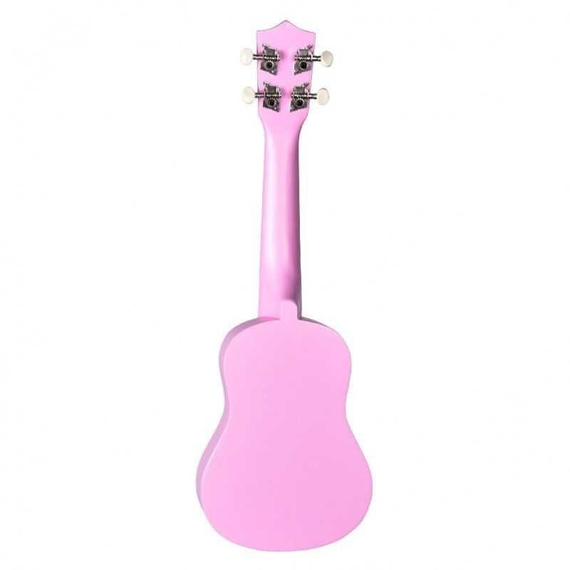 Ukulele sopranowe różowe NN UK 01 PINK + gratisy pokrowiec kostki