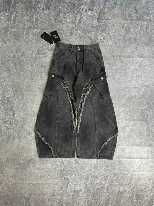 Джинси Cargo faded baggy opium archive джинсы черные чорні black M L