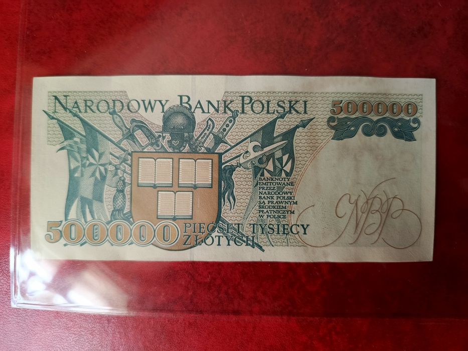500 000 zł 1993 seria G!