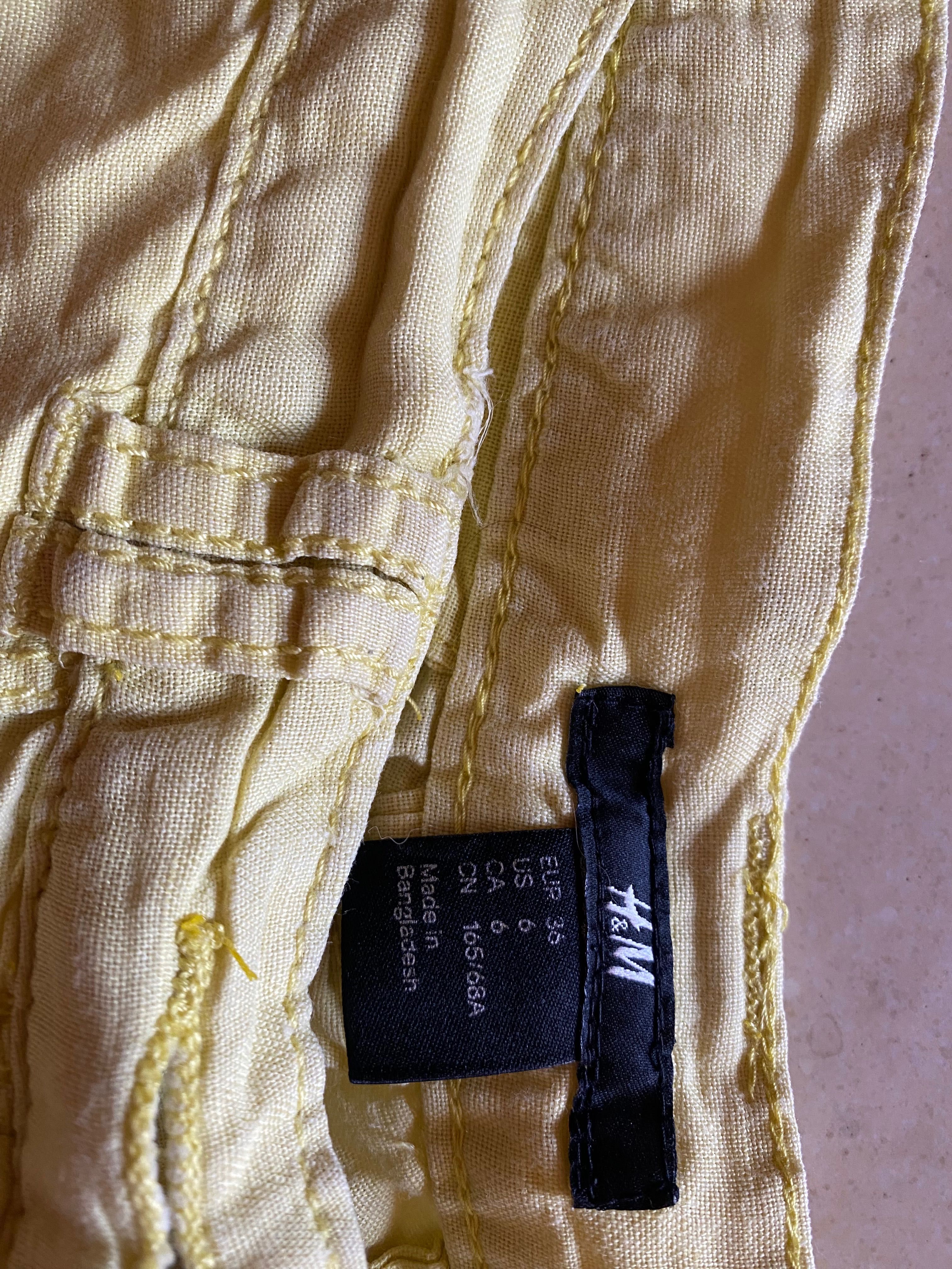 Spodenki lniane H&M- len 100%