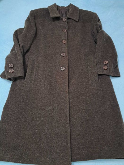 Casaco de fazenda comprido castanho tam XL
