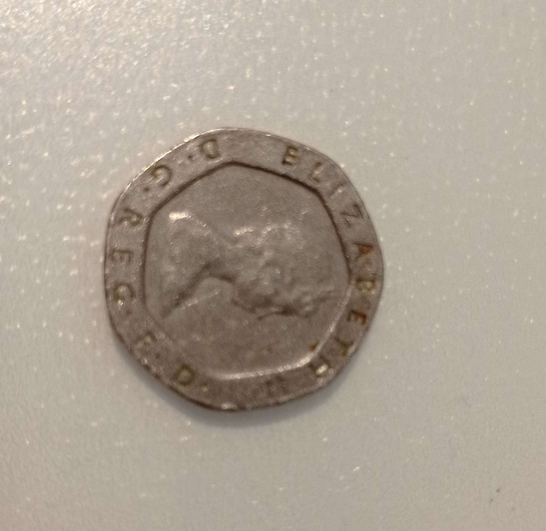 Moeda twenty pence 1982