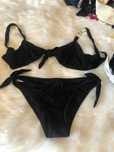 bikini moschino preto tamanho m
