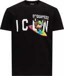 DSQUARED2 t-shirt męski koszulka ICON BLACK Oryginalny