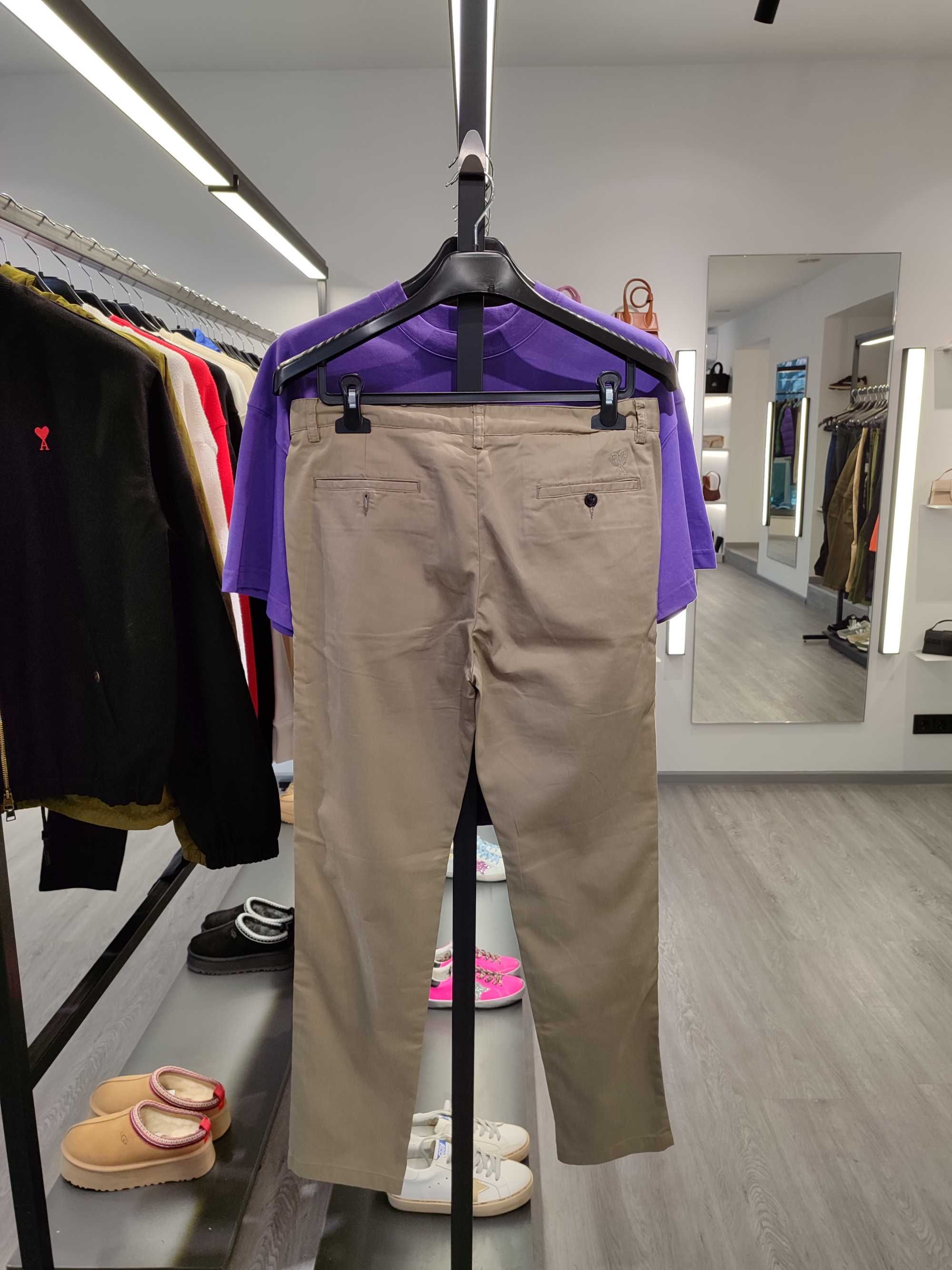 Штани AMI Paris Pants Beige