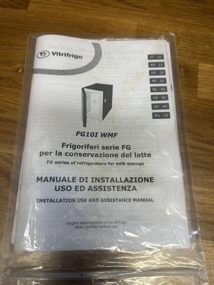 Lodówka chłodziarka do mleka WMF FRANKE Vitrifrigo