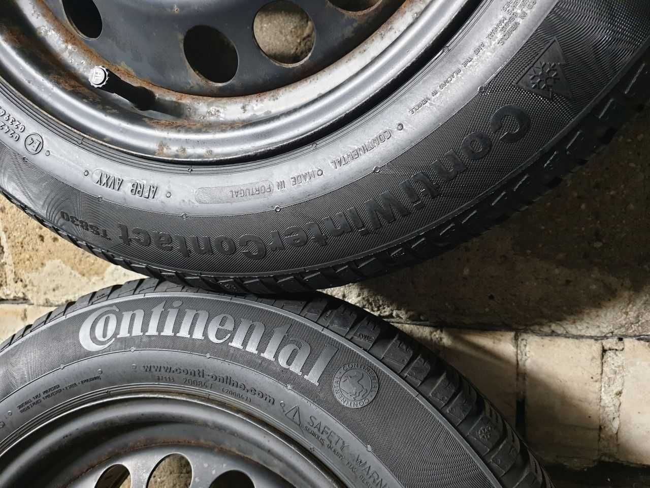 Cztery Opony zima 195/60R15 7,5mm Continental ContiWinterContact TS830