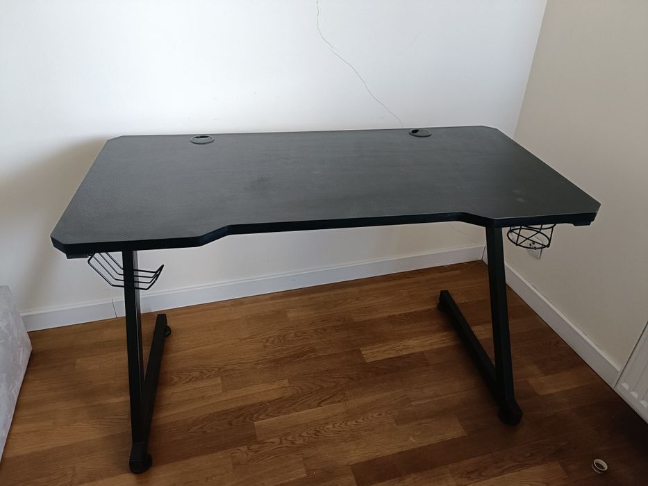 Biurko czarne huzaro 120x60x75