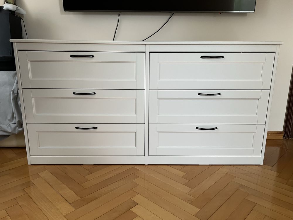 Komoda ikea Songesand biala stan idealny