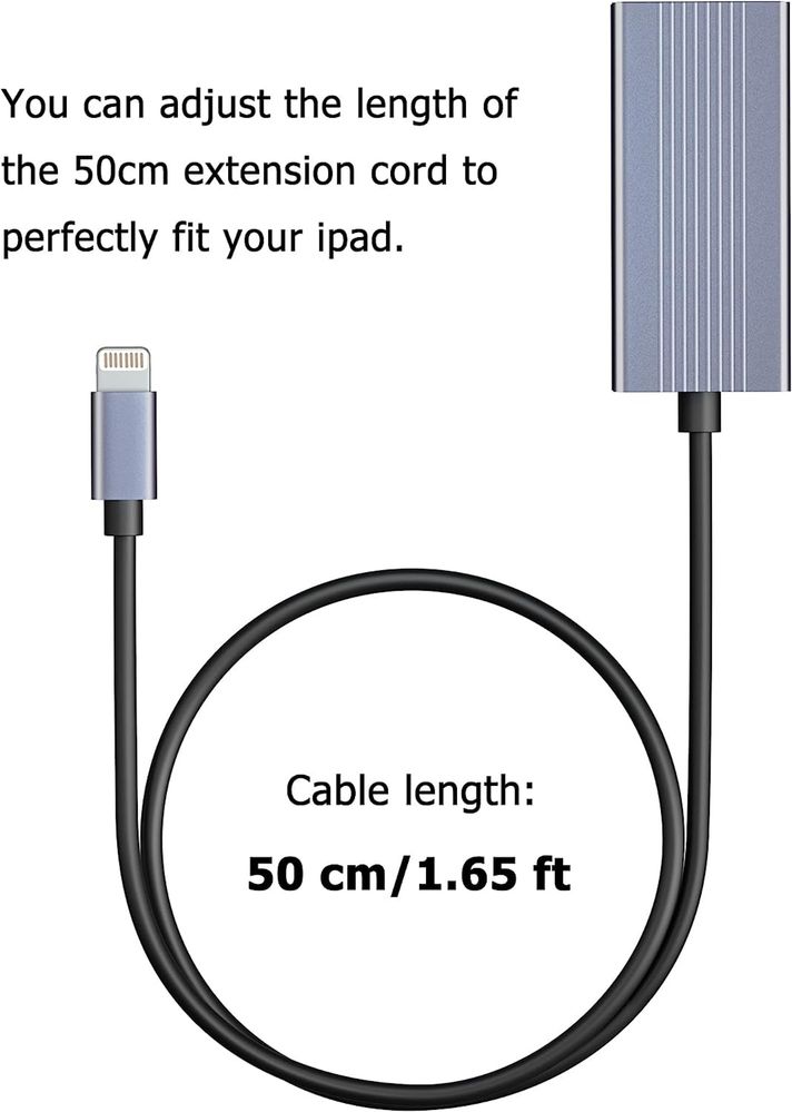 Lightning-do-RJ45 Ethernet adapter sieciowy LAN do iPhone'a