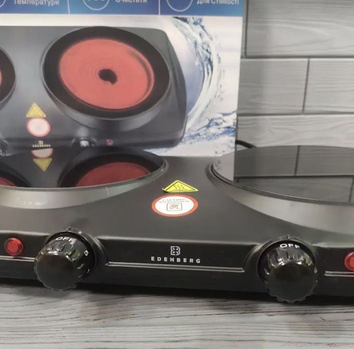 Инфракрасная плита Edenberg EB-62271 электроплита печь плитка 2500 ВТ