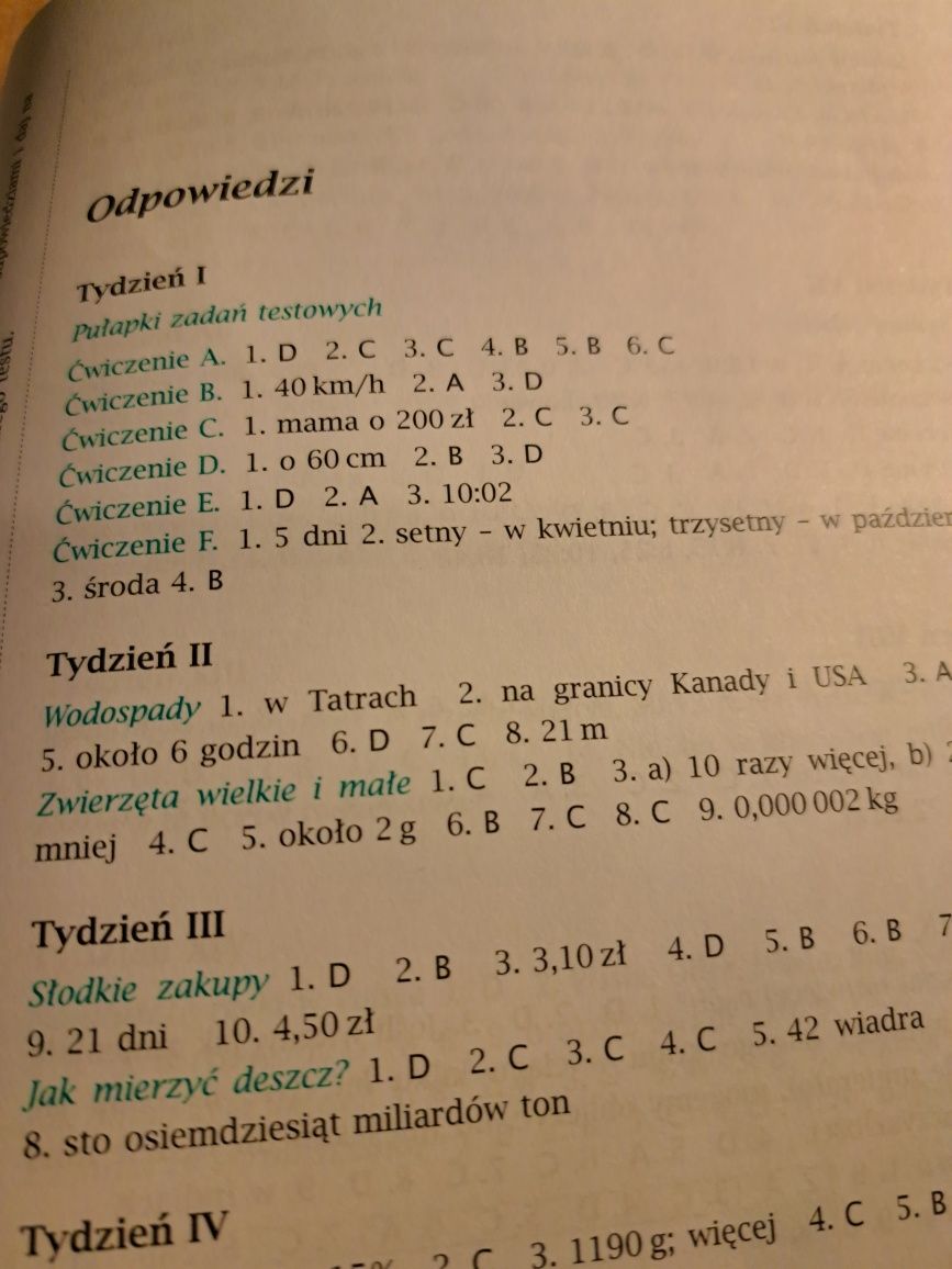 Matematyka Kalendarz szóstoklasisty