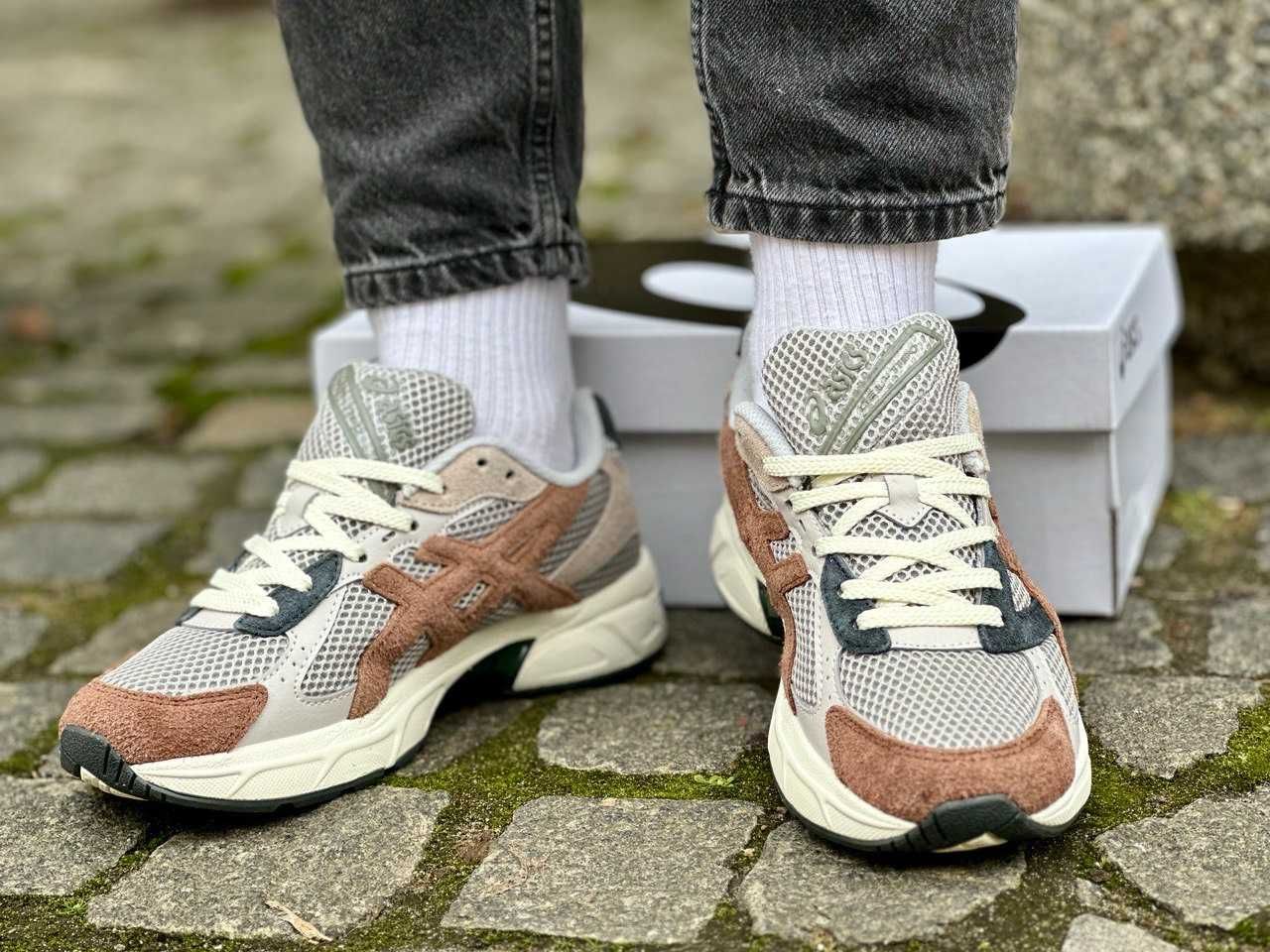 Мужские кроссовки Asics Gel-1130 x Hal Studio Grey Brown 40-45 Новинка