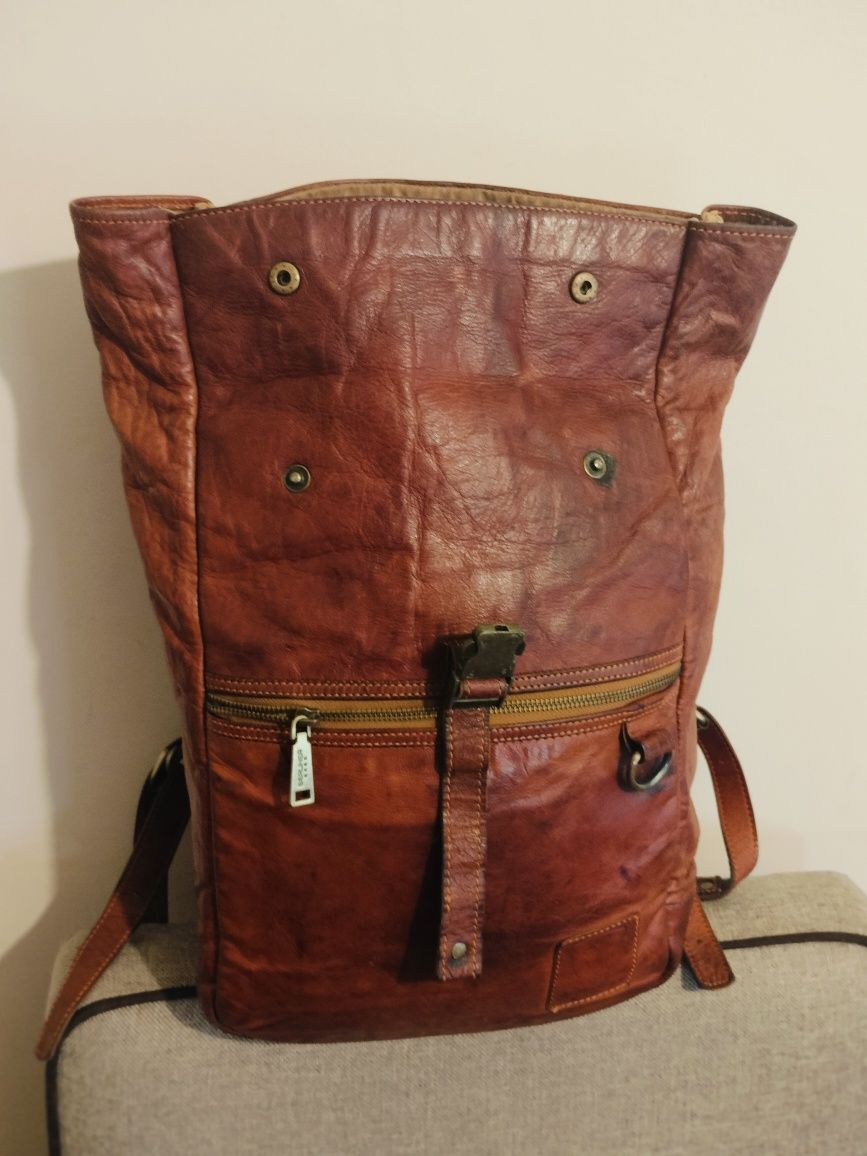 Skórzany plecak na laptopa retro Berliner Bags Utrecht