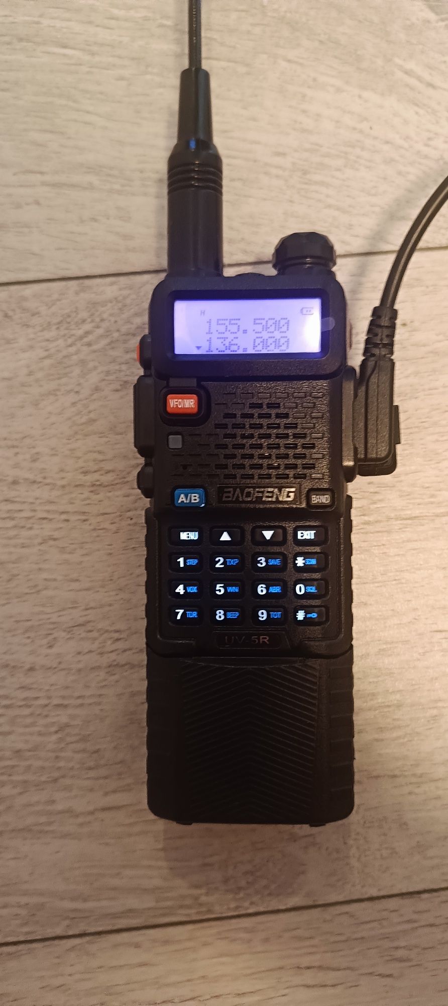 Baofeng UV-5R 8W 3800mAh krótkofalówka walkie talkie skaner radiostacj