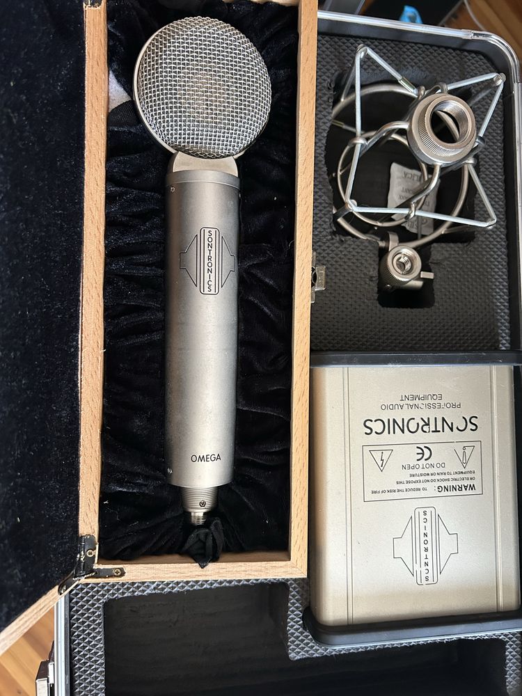 Mikrofon studyjny pojemnościowy lampa Sontronics Omega