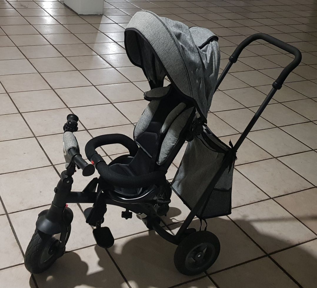 Triciclo LIONELO 2 In 1 e Tris Stone Grey