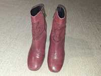 Черевики жіночі Walder Schuhe бордового кольору 38 розміру