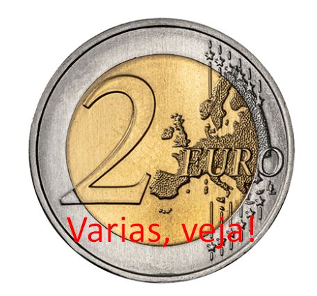 Moedas comemorativas de 2€ (Varias) inclui universidade Coimbra e 2022