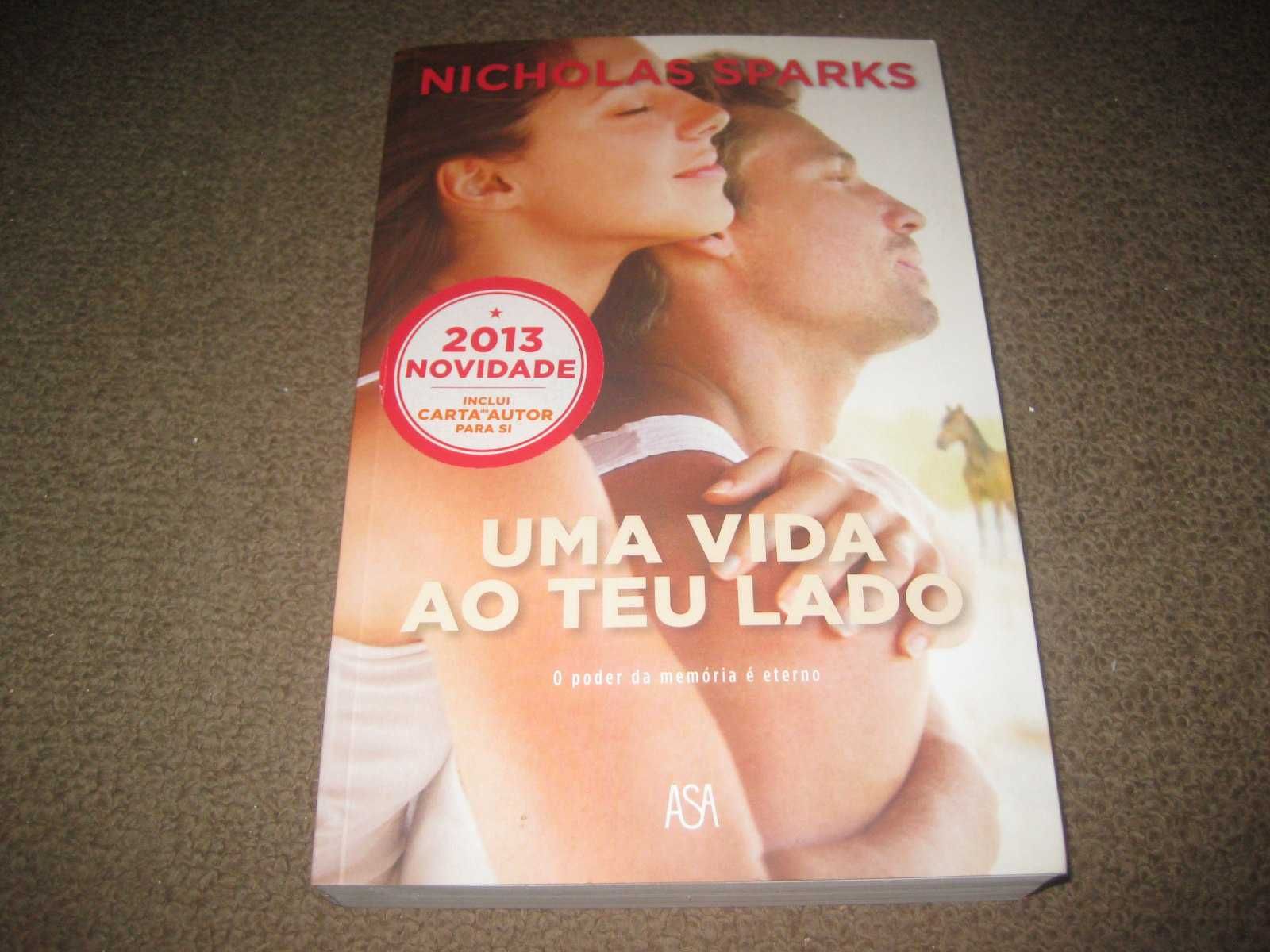 Livro "Uma Vida ao Teu Lado" de Nicholas Sparks