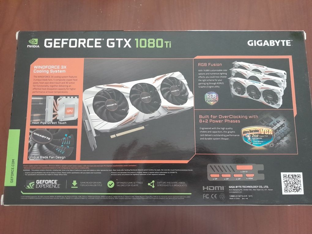 Gráfica Nvidia GeForce GTX 1080 TI GDDR5X