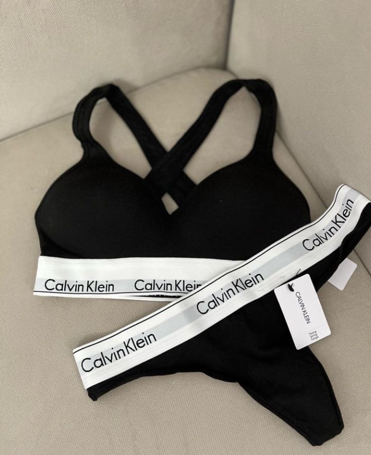 Calvin klein Push/up bralette modern cotton нижнее белье ( Лиф/трусы )