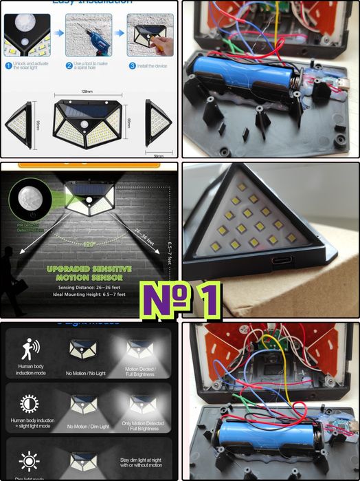 Фонарь уличный МОДЕРНИЗИРОВАННЫЙ на солнечной панели.