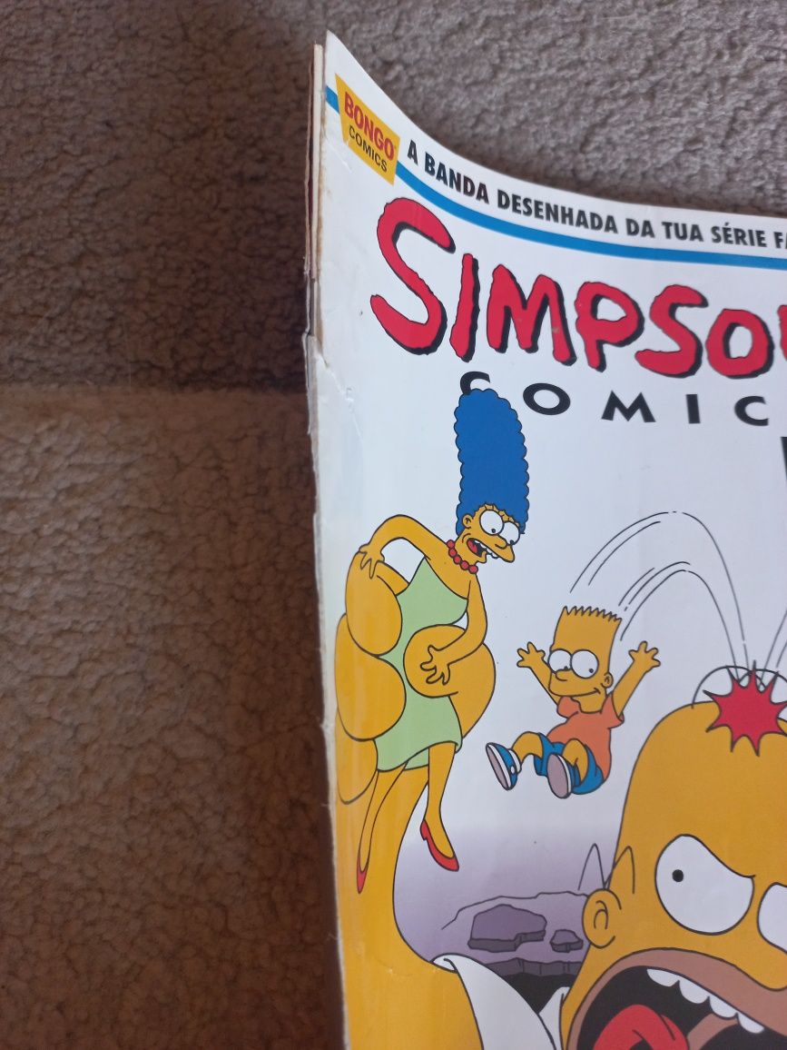 Revistas de BD Simpsons a cores e em Português