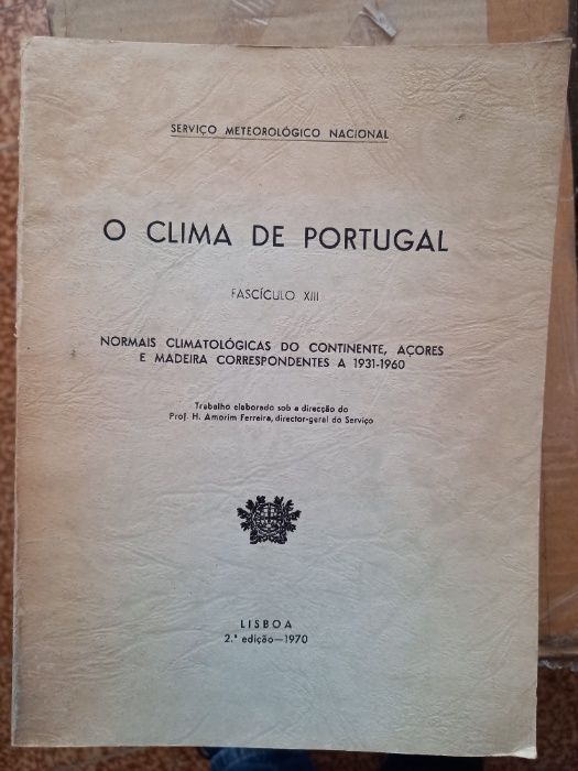 O Clima de Portugal - Fascículo XIII