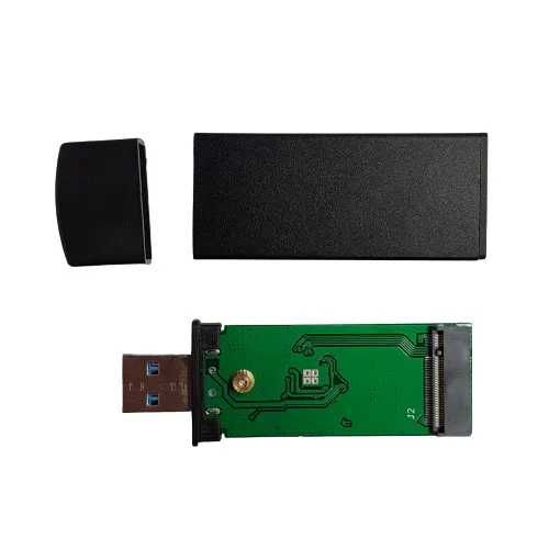 Зовнішній металевий корпус для SSD M.2 SATA 2242 з роз'ємом USB 3.1