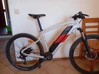 BTT ELÉTRICA SEMIRRÍGIDA 27'5" E-ST 100 branco/ vermelho