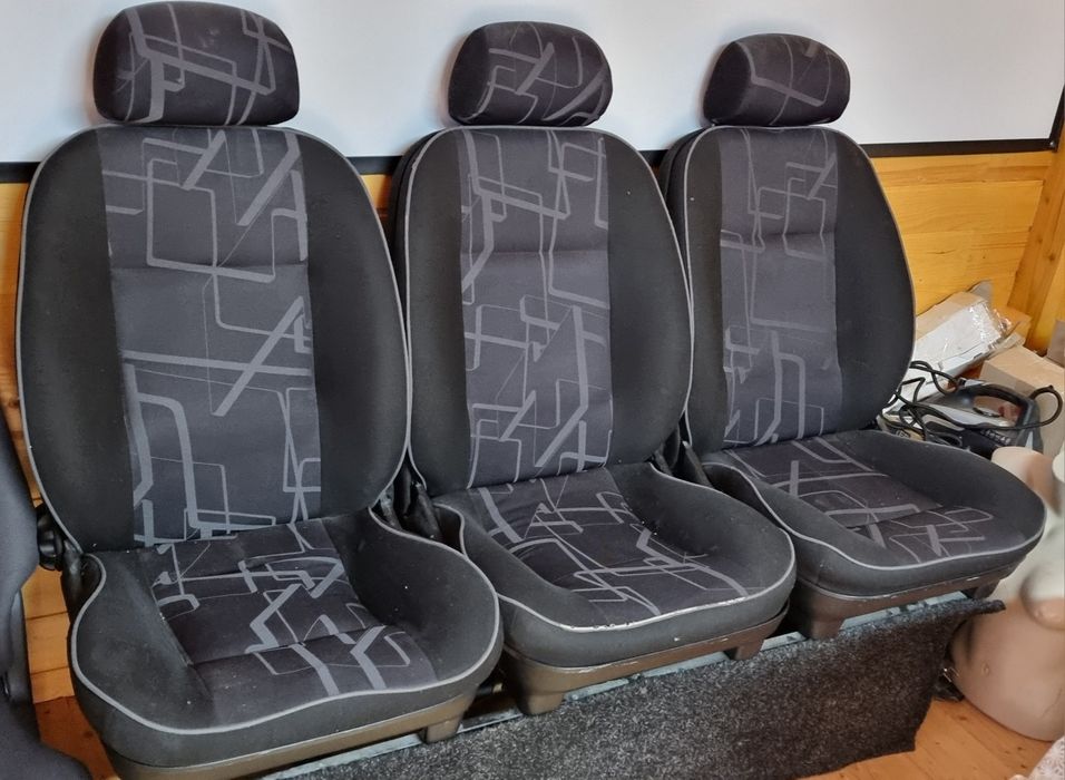 3й Тройка сидіння на каркасі на vw transporter t5 vito vivaro trafic