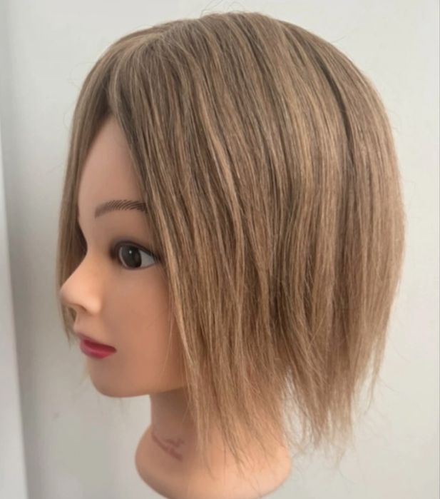 Topper naturalny Pieces z ludzkich włosów  ciemny blond długość 27cm