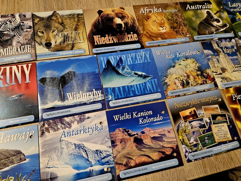 Zestaw 20 płyt o świecie, przyrodzie, zwierzętach