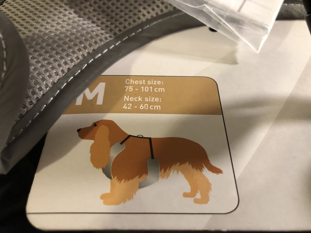 Odblaskowe szelki dla psa rozmiar M