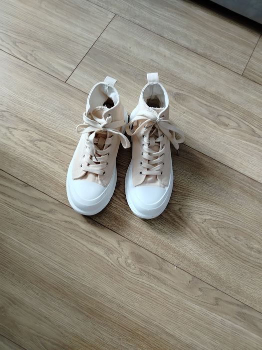 Trampki wysokie dziewczęce