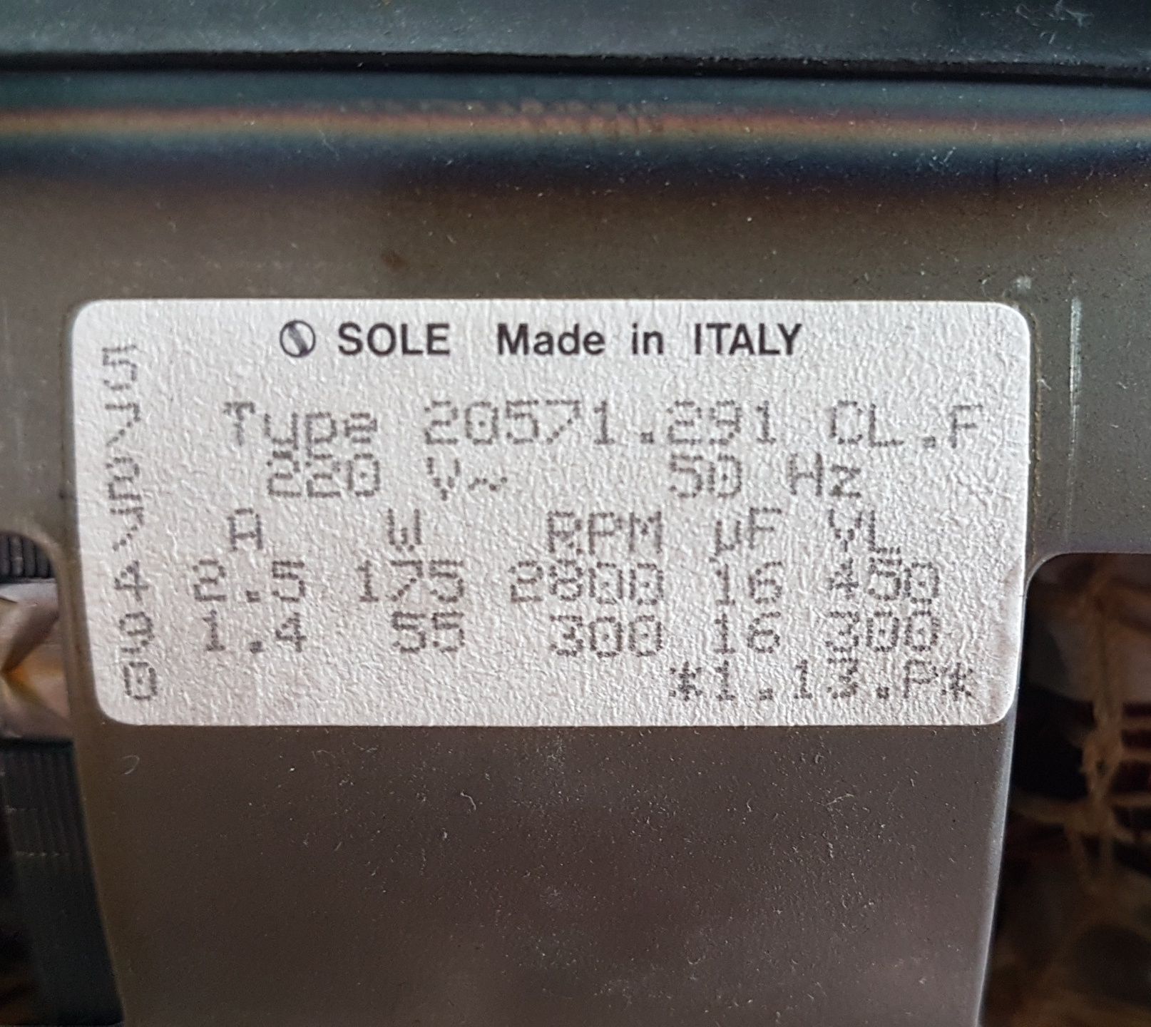 Silnik elektryczny od pralki