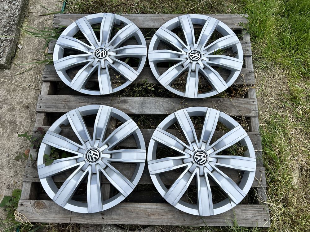 Komplet oryginalnych kołpaków VOLKSWAGEN o średnicy 17"