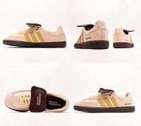 Женские кроссовки Adidas Samba x Wales Bonner Ecru Tint Brown 36-40