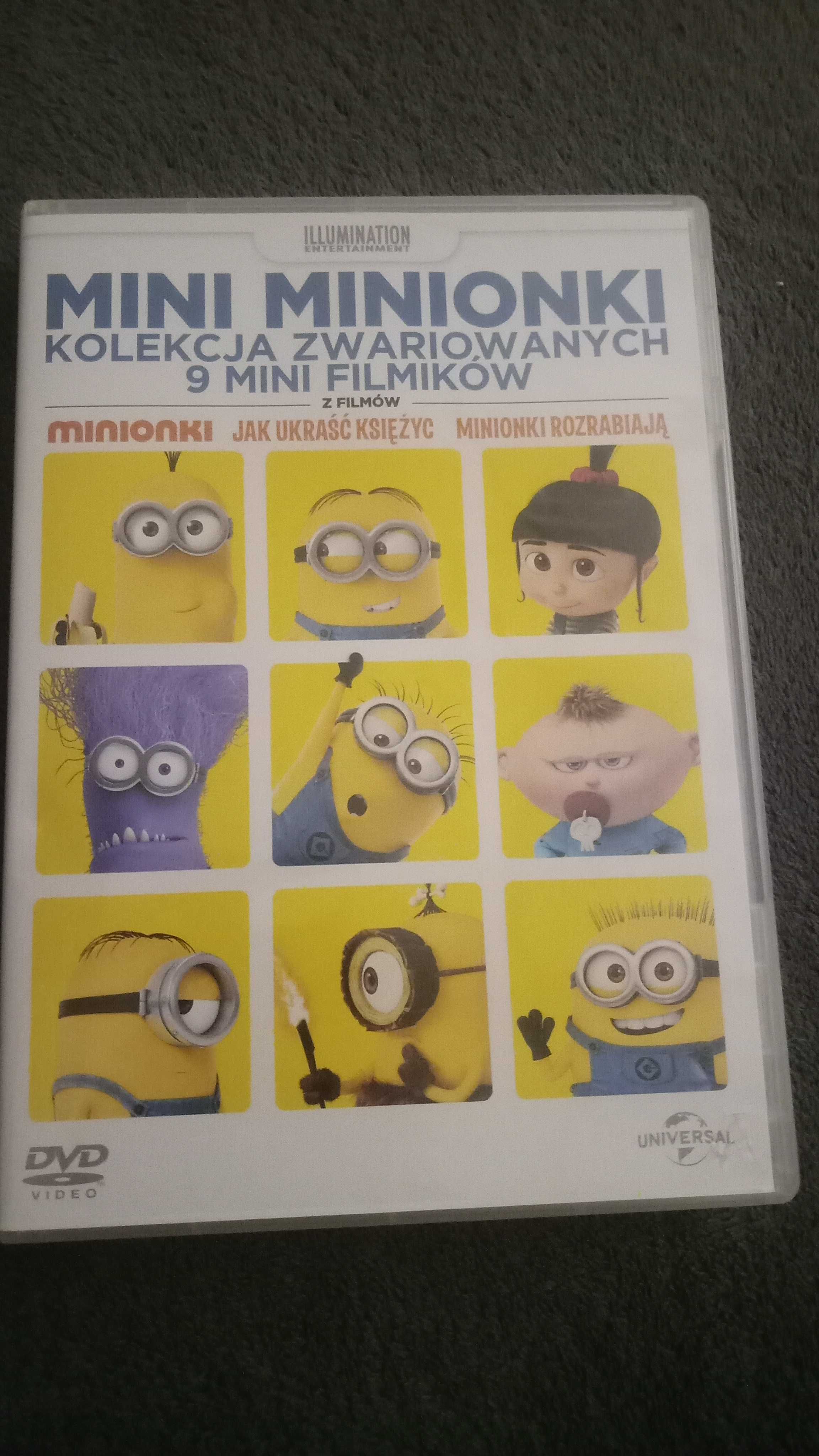 Film Mini Minionki Kolekcja zwariowanych 9 mini filmików płyta DVD