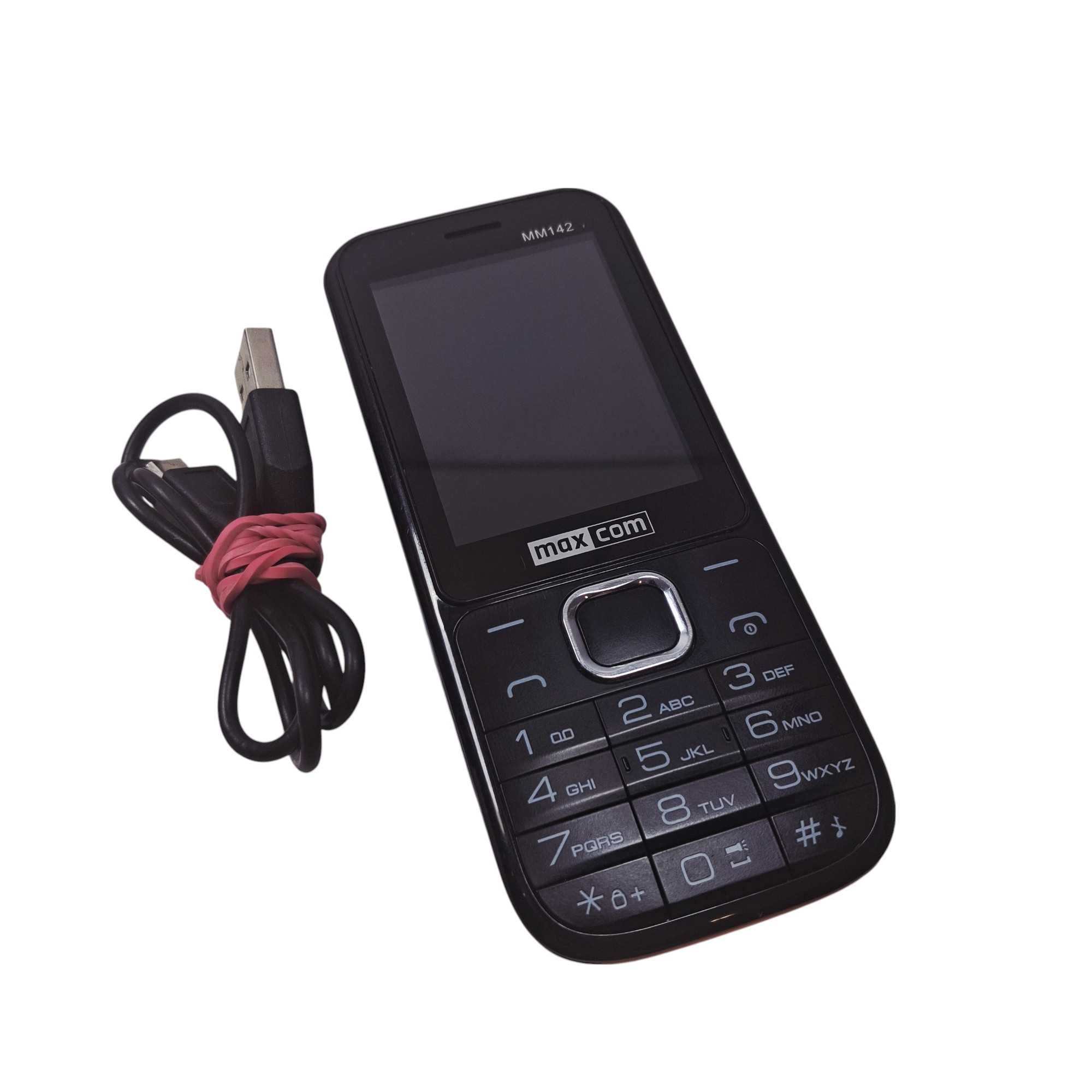 Telefon Maxcom MM142 + Kabel Ładujący // Idealny Dla Seniora