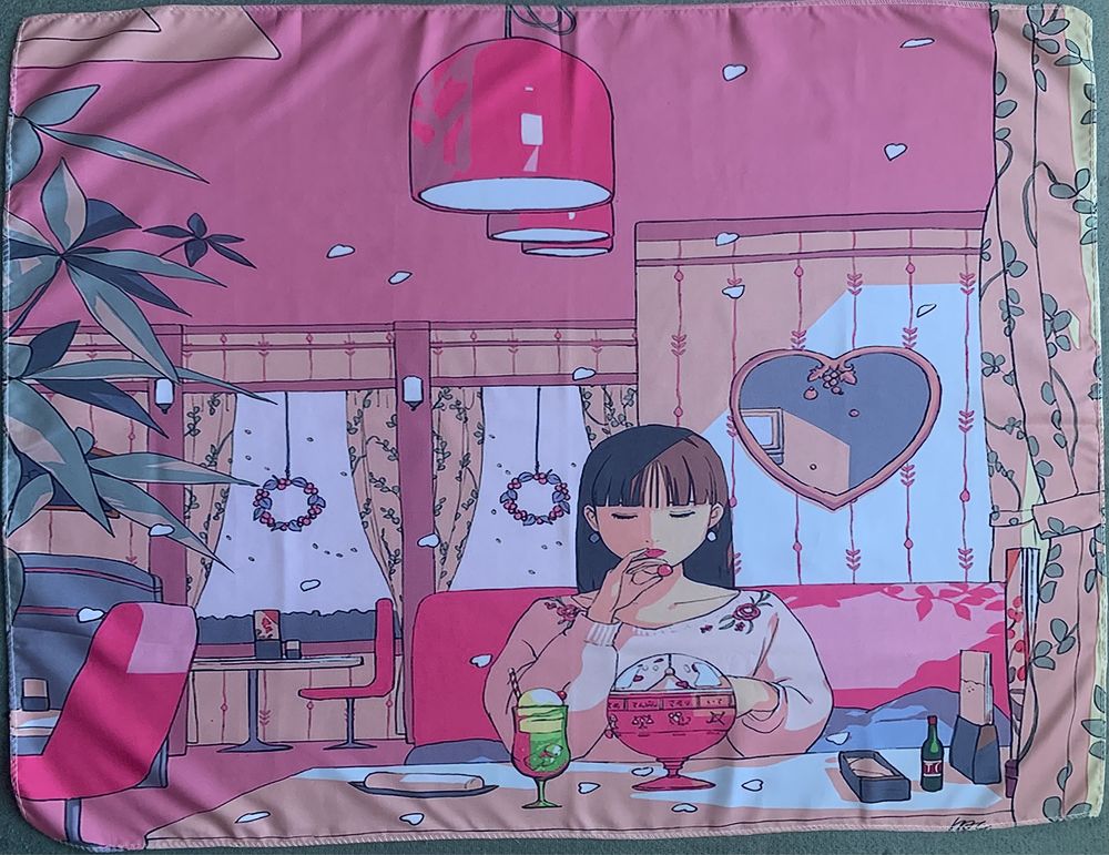 Gobelin z tkaniny/Anime Girl