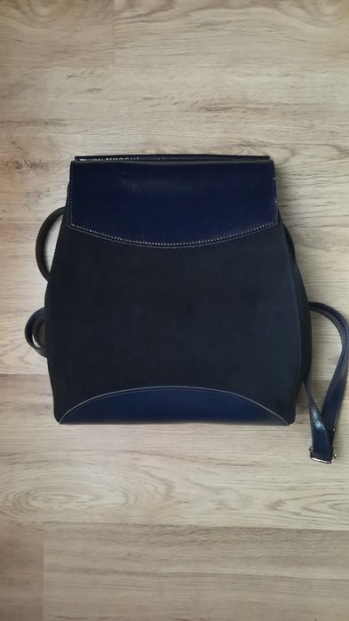 Элегантный Рюкзак- натуральные кожа+замш