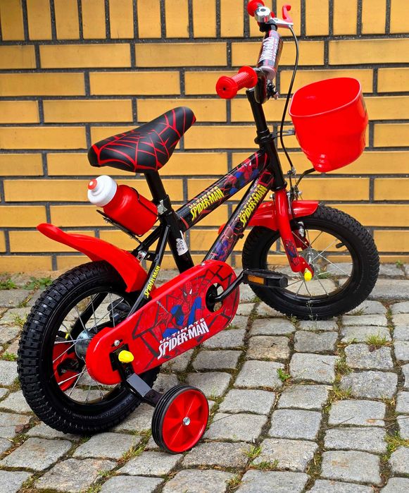 rower Spiderman czerwony 16 cali rowerek dla chłopca Nowy