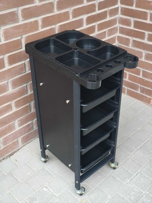 Парикмахерская тележка с 4 полочками