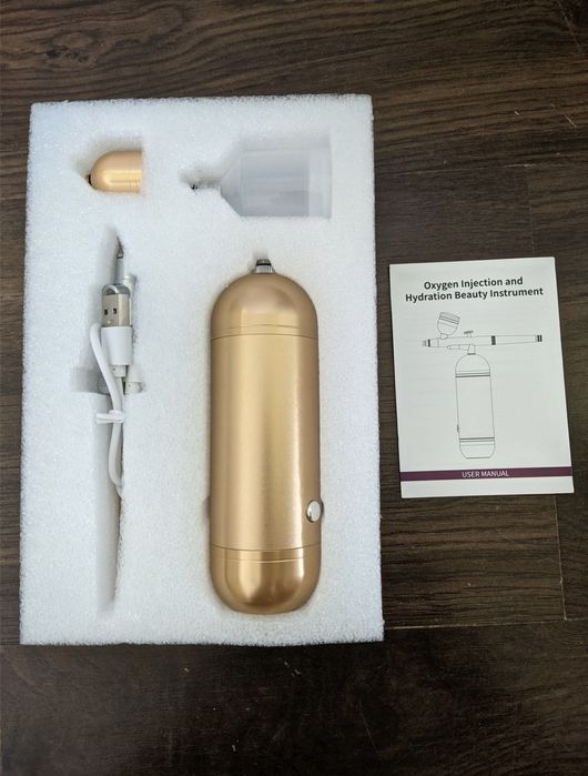 Портативний аерограф з компресором, акумуляторний, сопло 0.3 мм