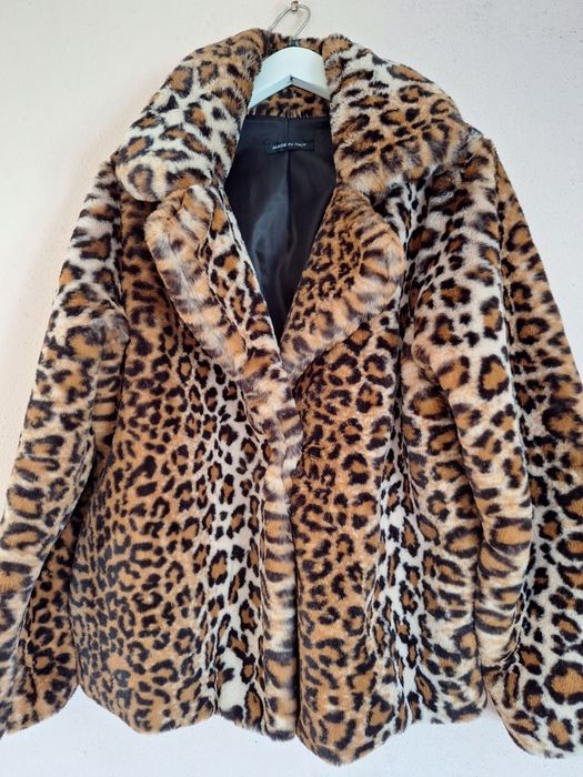 Casaco animal print