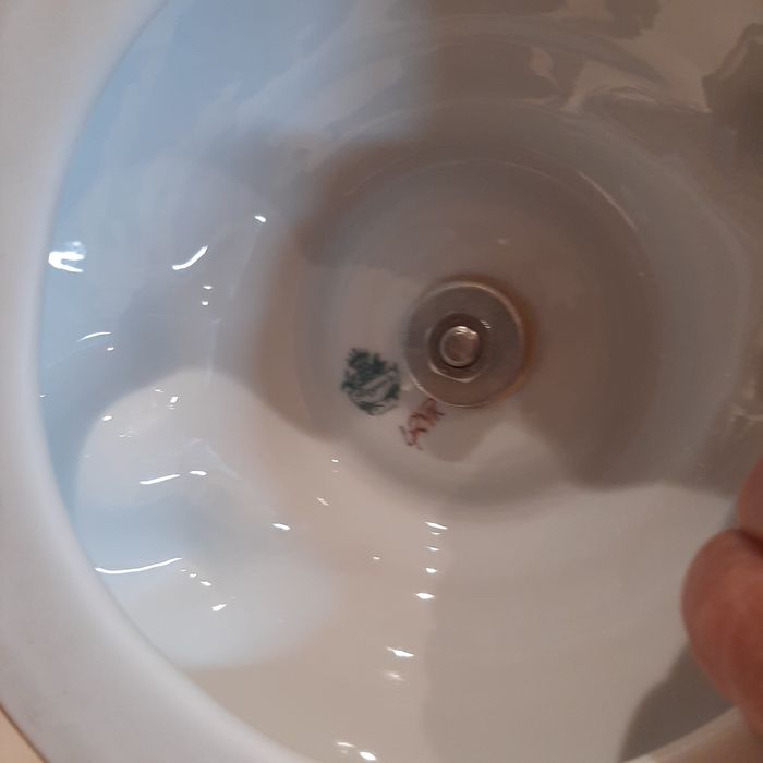 Venda 2 pecas de decoração pintadas a mão