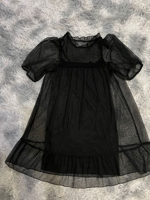 Гарна вечірня сукня 2 в 1. Сукня сітка. Маленька чорна сукня